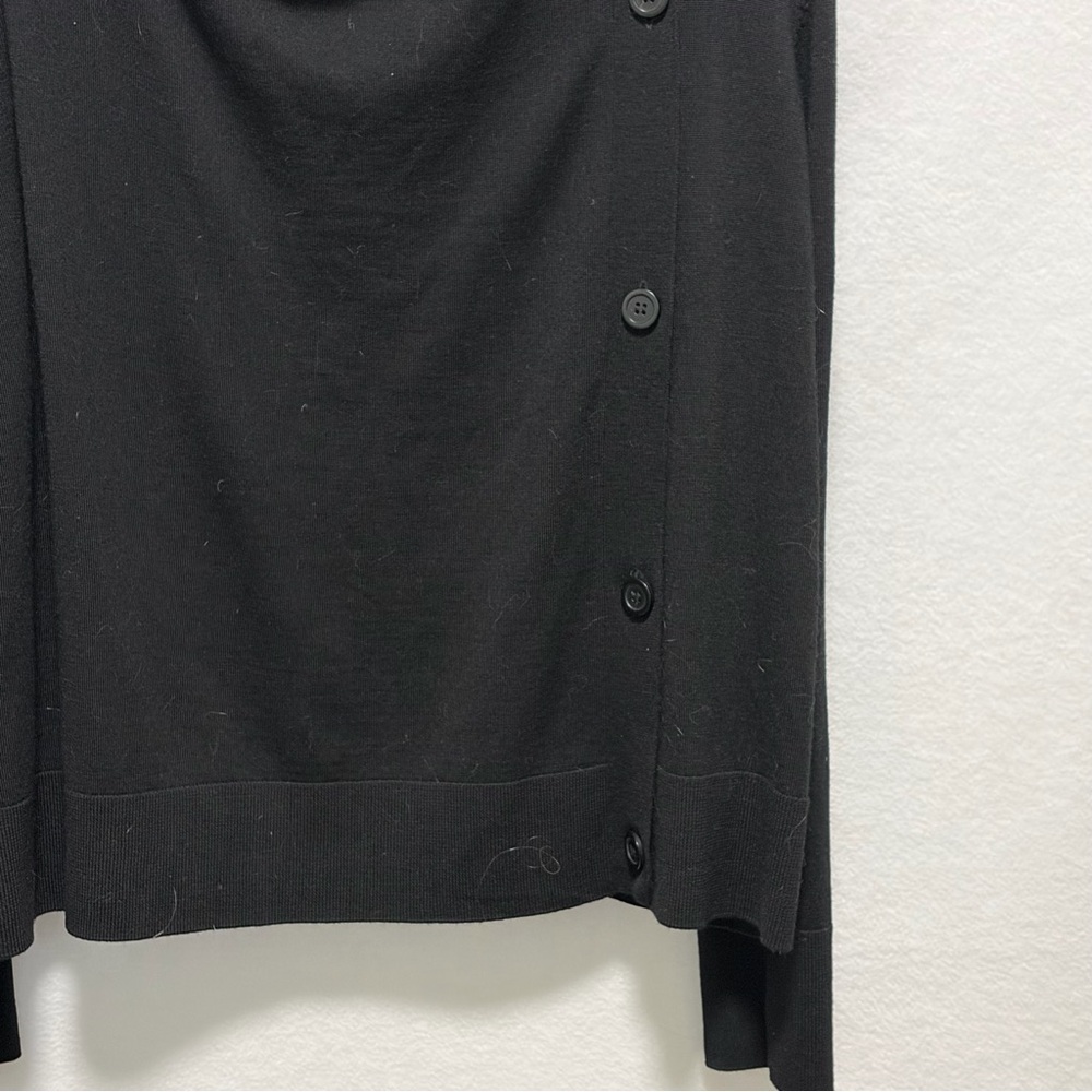 COS Draped Merino-Wool Cardigan - Picture 3 of 9